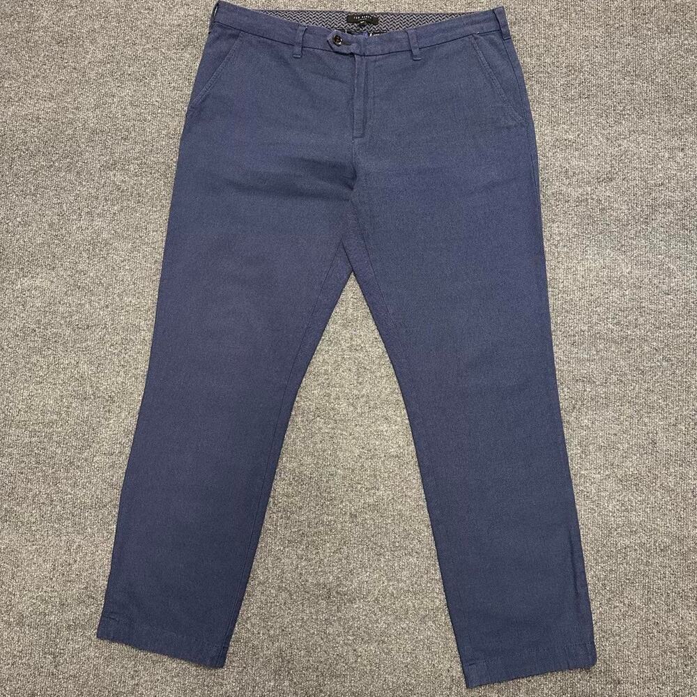 Ted Baker London Men’s Koossic Chino Pant Texture Modern Fit Stretch Trouser 36R